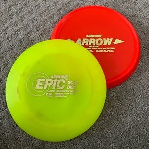 Aerobie Disc golf Set (putter and driver)